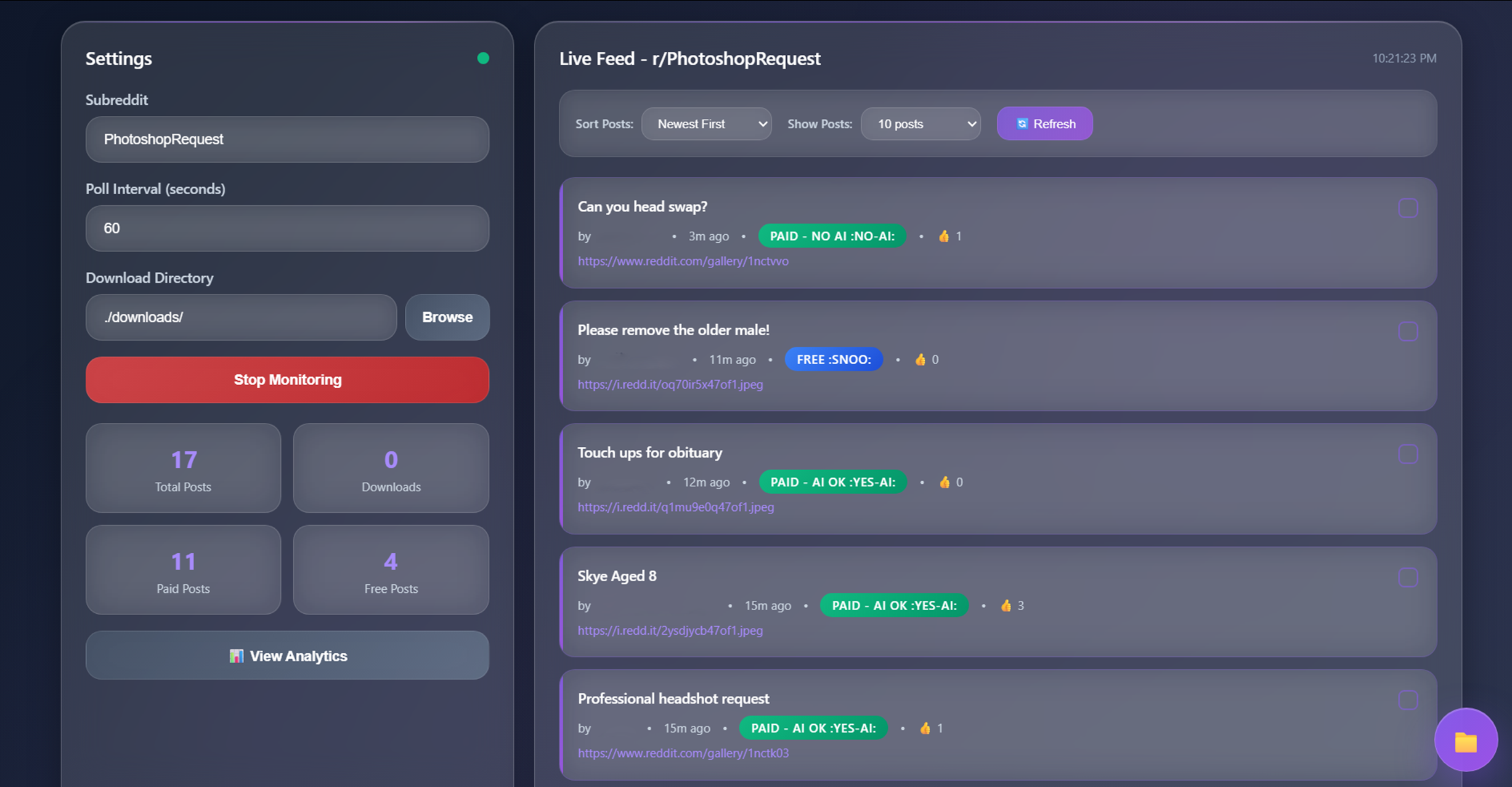Photoshop Request Tool